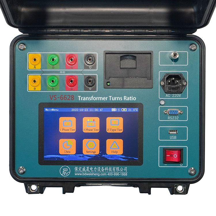 Tester transformatorskega razmerja in induktivnosti kondenzatorja